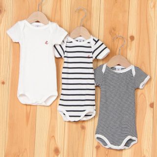 プチバトー(PETIT BATEAU)のPETIT BATEAU キッズ マタニティー/ベビー プチバトー 3枚組(肌着/下着)