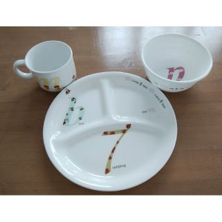 コレール(CORELLE)のコレール　子供用食器　ランチプレートセット(プレート/茶碗)