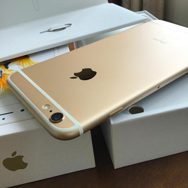 ☆ iPhone 6s plus  16GB SIMフリー　美品　ガラスコートスマートフォン本体