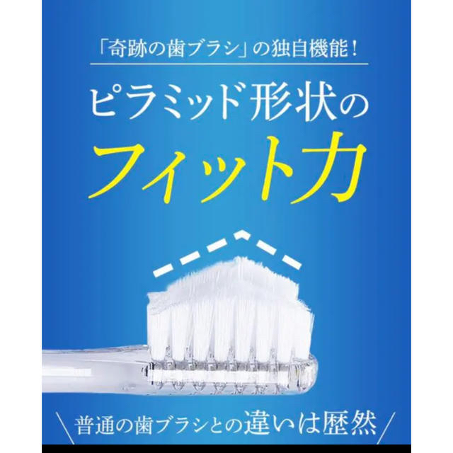 奇跡の歯ブラシ　未開封　7本 コスメ/美容のオーラルケア(歯ブラシ/デンタルフロス)の商品写真