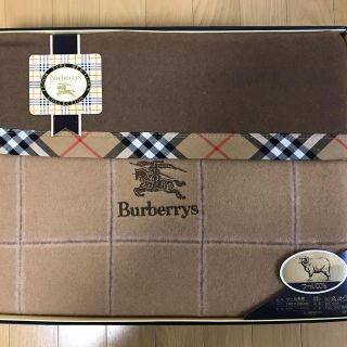 バーバリー(BURBERRY)のバーバリー　ウール 毛布(毛布)