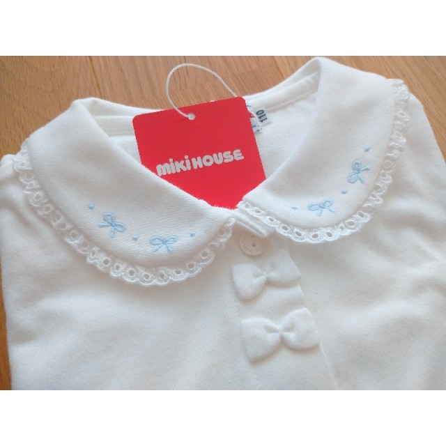 mikihouse(ミキハウス)の【新品】ミキハウス ブラウス 110cm キッズ/ベビー/マタニティのキッズ服女の子用(90cm~)(ブラウス)の商品写真