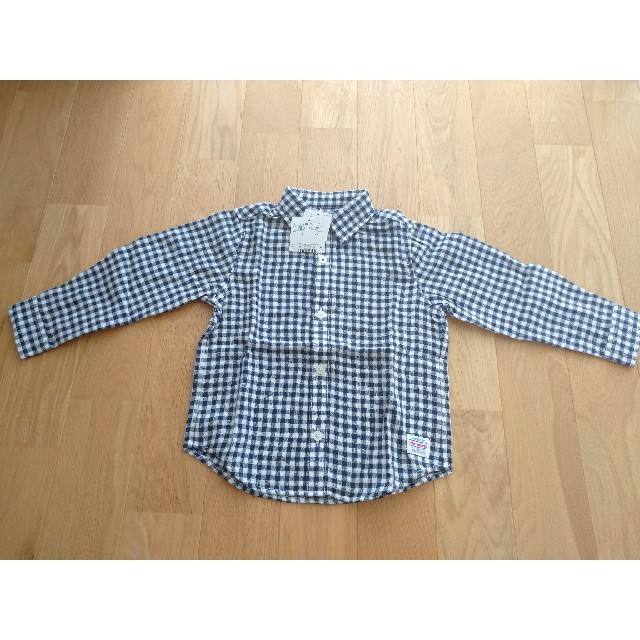 mikihouse(ミキハウス)の【新品】ミキハウス 100cm ブラウス キッズ/ベビー/マタニティのキッズ服男の子用(90cm~)(ブラウス)の商品写真