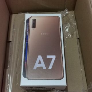 ギャラクシー(Galaxy)の【新品未開封】Galaxy A7 simフリースマートフォン(スマートフォン本体)