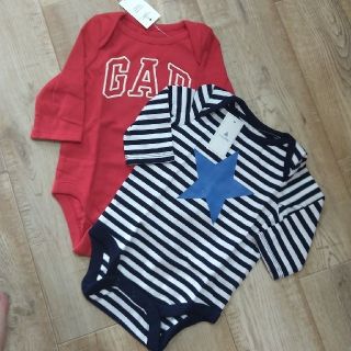 ギャップ(GAP)のGAP ベビー服　長袖　新品(ロンパース)