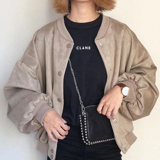 ザラ(ZARA)のna様専用　ZARA  スエード風　ボンバージャケット　ベージュ(ブルゾン)