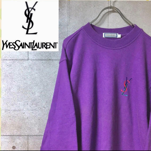 2022正規激安】 サンローラン Saint Laurent 2022AW ネイビーロゴ