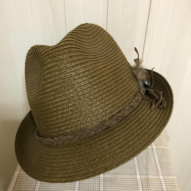 帽子　57.5cm レディースの帽子(麦わら帽子/ストローハット)の商品写真