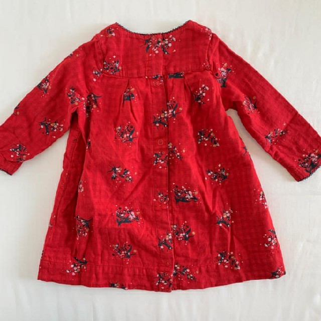 PETIT BATEAU(プチバトー)のプチバトー ワンピース キッズ/ベビー/マタニティのベビー服(~85cm)(ワンピース)の商品写真