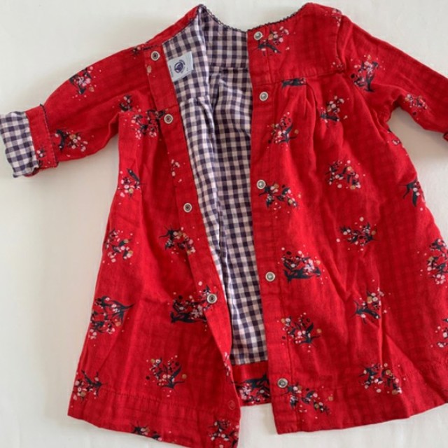 PETIT BATEAU(プチバトー)のプチバトー ワンピース キッズ/ベビー/マタニティのベビー服(~85cm)(ワンピース)の商品写真