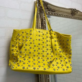 ジミーチュウ(JIMMY CHOO)のジミーチュウ スタッズトート  本物(トートバッグ)