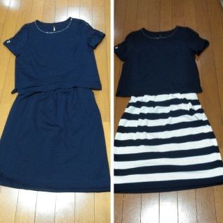 エニィスィス(anySiS)のお値下げ✿anySiS♥2wayセットアップ(ひざ丈ワンピース)