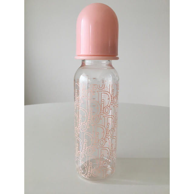Dior ☆哺乳瓶　総柄　ピンク 250ml☆ベビーディオール | フリマアプリ ラクマ