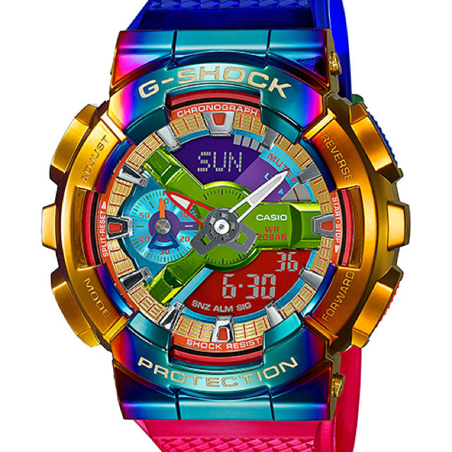 G-SHOCK(ジーショック)の【新品、プライスタグ付】G-SHOCK GM-110RB-2AJF メンズの時計(腕時計(アナログ))の商品写真