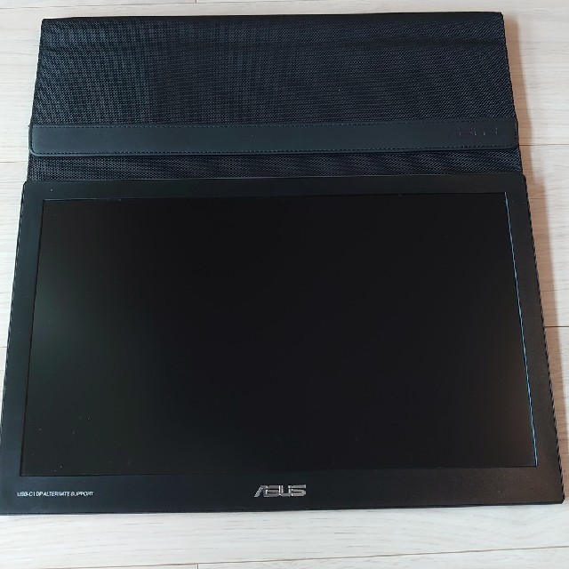 ASUS モバイルディスプレイ MB169C+PC/タブレット