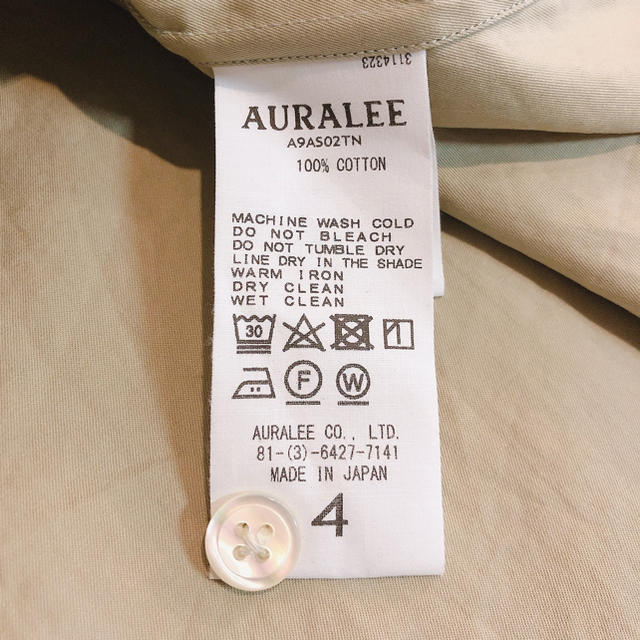 【AURALEE】WASHED FINX TWILL BIG SHIRTS  メンズのトップス(シャツ)の商品写真