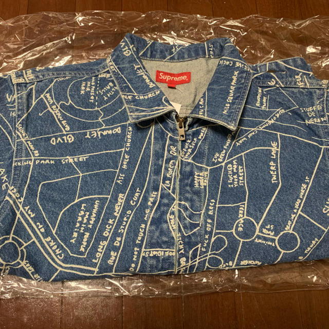 SUPREME Gonz Map Work Jacket S