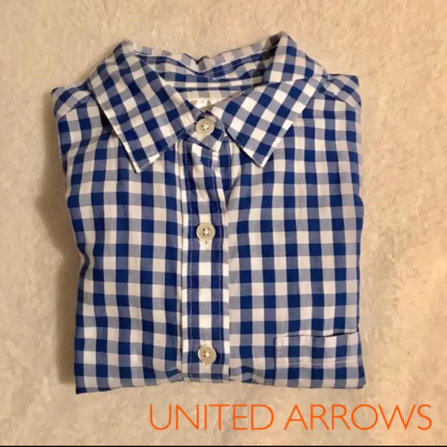 UNITED ARROWS(ユナイテッドアローズ)のUSED ★ UNITED ARROWS  // ギンガムチェック シャツ レディースのトップス(シャツ/ブラウス(長袖/七分))の商品写真