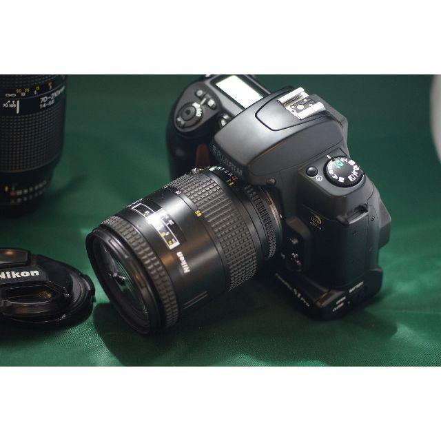 Nikon(ニコン)のfuji　ファインピクス　S1pro＋ニコンレンズ2本 スマホ/家電/カメラのカメラ(デジタル一眼)の商品写真