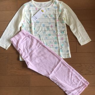 イオン(AEON)の女の子　100センチ　長袖パジャマ(パジャマ)