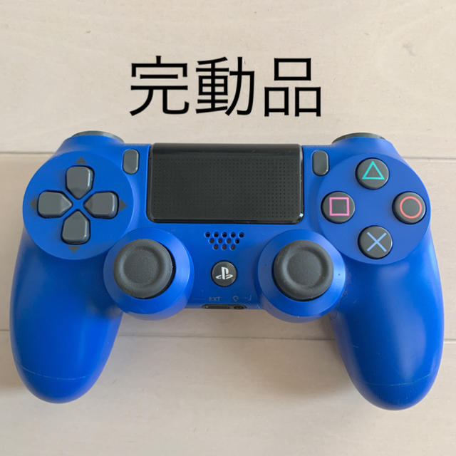 完動品 SONY PS4 純正 コントローラー DUALSHOCK4 青 | svetinikole.gov.mk