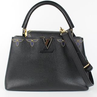 ルイヴィトン(LOUIS VUITTON)のルイヴィトン カプシーヌPM バッグ 黒 ブラックvuitton(ハンドバッグ)