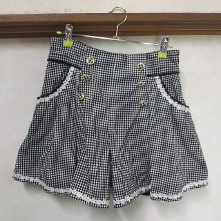 アクシーズファム(axes femme)のaxes fumme キュロットスカート ギンガムチェック(キュロット)