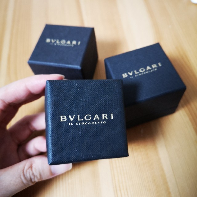 BVLGARI(ブルガリ)のBVLGARIの空き箱　チョコレート　3個 その他のその他(その他)の商品写真