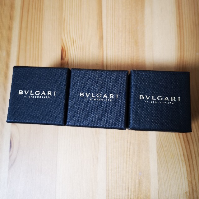 BVLGARI(ブルガリ)のBVLGARIの空き箱　チョコレート　3個 その他のその他(その他)の商品写真