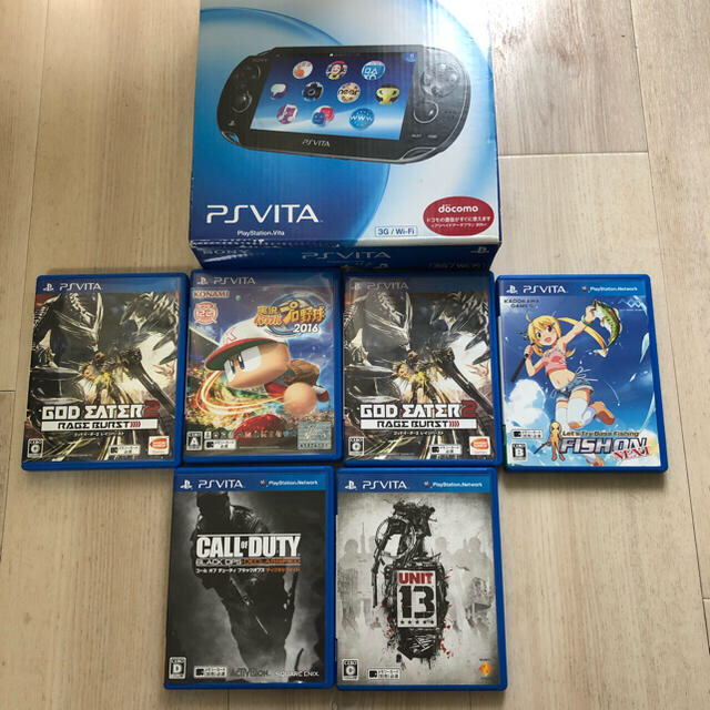 【美品】PlayStationVITA ソフト込みゲームソフトゲーム機本体