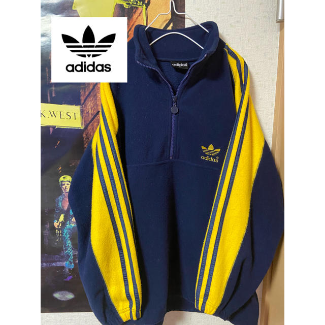 adidas(アディダス)の90s  adidas originals ハーフジップフリース メンズのトップス(ジャージ)の商品写真