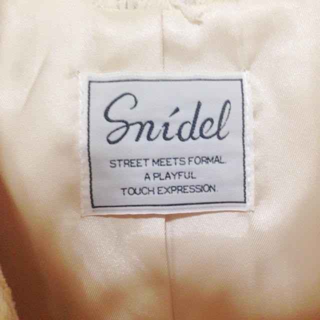 SNIDEL(スナイデル)の♡snidel コットンアウター♡ レディースのジャケット/アウター(ピーコート)の商品写真