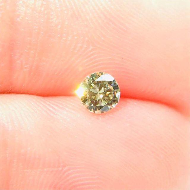 華やかに煌めく…✨0.366ctダイヤモンド…✨シャンパンイエローブラウン