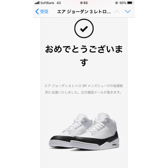 NIKE air jordan 3 FRAGMENT フラグメント27.5cmスニーカー