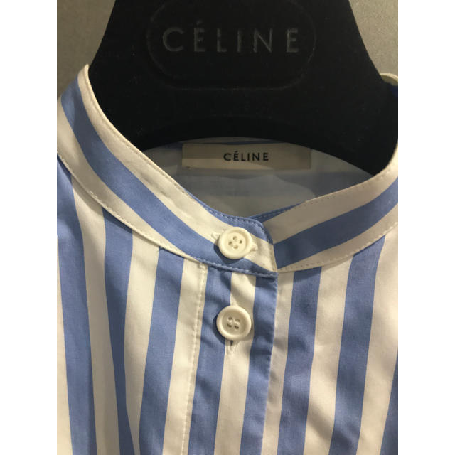 CELINE セリーヌ フィービー ドレスシャツシャツ/ブラウス(七分/長袖)