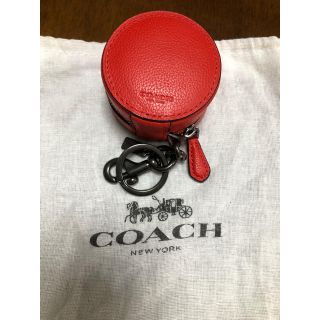 コーチ(COACH)のcoach レザー　コインケース　キーホルダー(コインケース)