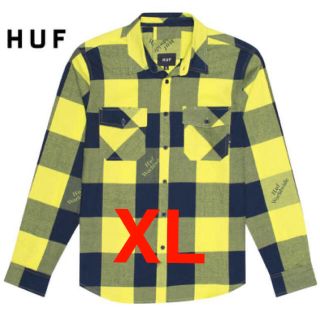 ハフ(HUF)の『ドラえもん様』専用　HUF 長袖チェックシャツ(シャツ)