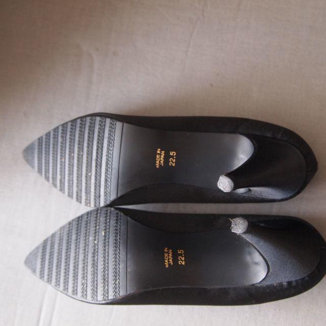 ◆黒パンプス コードレース透かしデザイン! 結婚式!イベント!冠婚!普段履き レディースの靴/シューズ(ハイヒール/パンプス)の商品写真