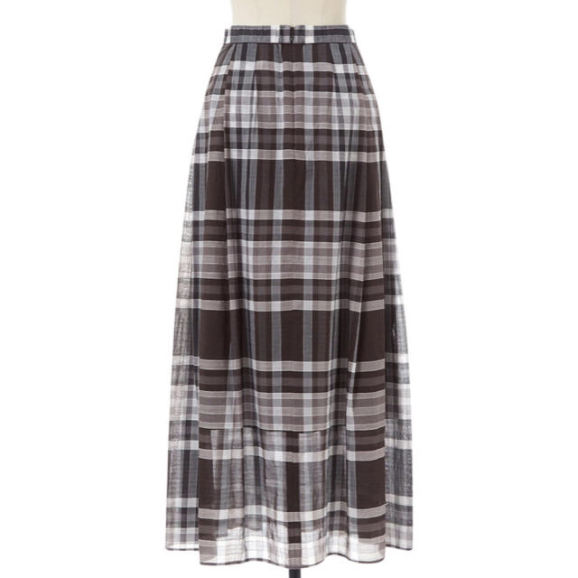 COCO DEAL(ココディール)のチェックタックボリュームスカート レディースのスカート(ロングスカート)の商品写真