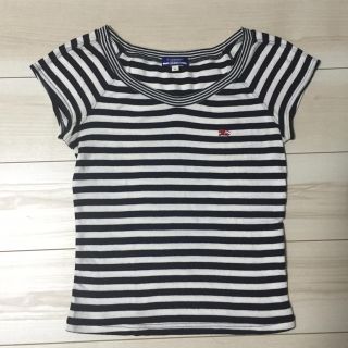 バーバリー(BURBERRY)のバーバリー☆ボーダー半袖トップス(Tシャツ(半袖/袖なし))