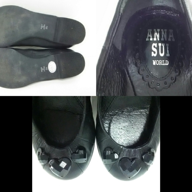 ANNA SUI(アナスイ)のアナスイ フラットシューズ 3 1/2 - 黒 レディースの靴/シューズ(その他)の商品写真