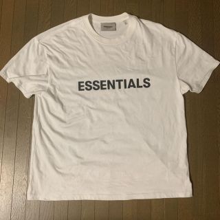 フィアオブゴッド(FEAR OF GOD)のフィアオブゴッド エッセンシャルズ  Tシャツ 白 S  fog(Tシャツ/カットソー(半袖/袖なし))