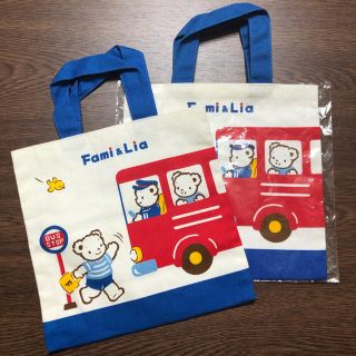 ファミリア(familiar)のFami&Lia  ファミリア　くま　トートバッグ　小　2枚(トートバッグ)