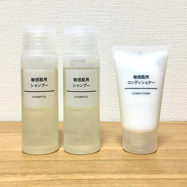 MUJI (無印良品)(ムジルシリョウヒン)の敏感肌用 シャンプー コンディショナー 無印良品 コスメ/美容のヘアケア/スタイリング(シャンプー/コンディショナーセット)の商品写真