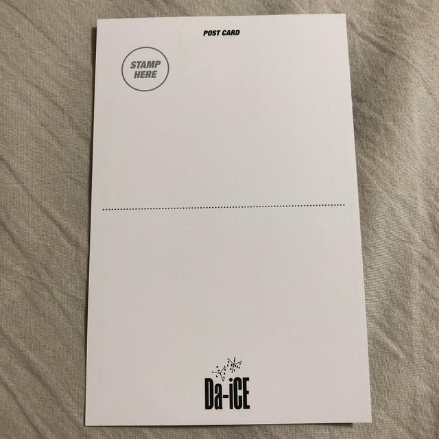 DICE(ダイス)のDa-iCE 大野雄大　ポストカード① エンタメ/ホビーのタレントグッズ(アイドルグッズ)の商品写真