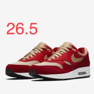 ナイキ(NIKE)のNIKE AIR MAX 1 PREMIUM RETRO RED CURRY(スニーカー)