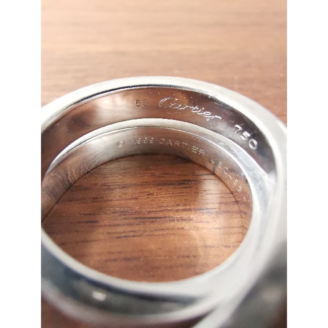 2024公式店舗 Cartier - カルティエ パリ リング 13号 K18 ホワイト 2024公式店舗 Cartier - カルティエ パリ リング 13号 K18 ホワイト