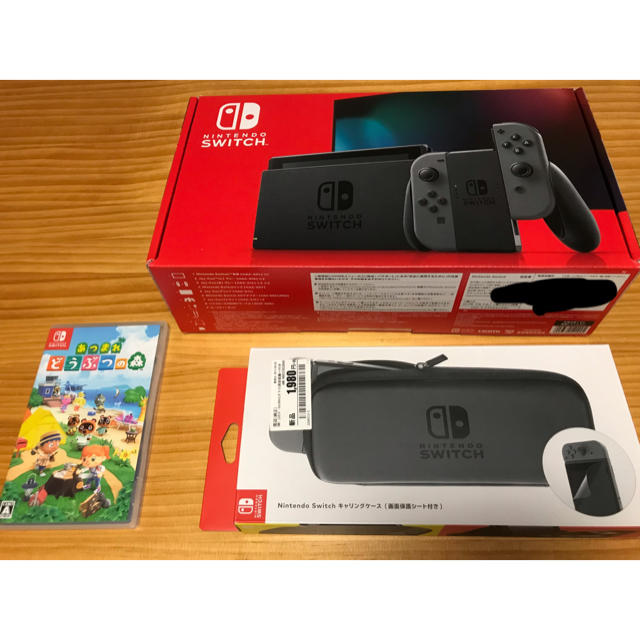 ニンテンドーSwitch あつまれどうぶつの森 純正ケース 中古美品 ずっと