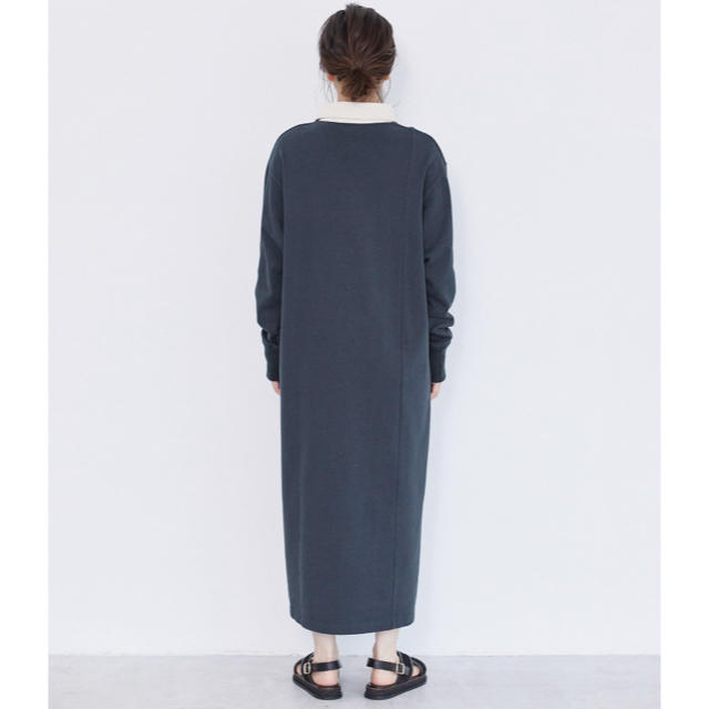 Adam et Rope'(アダムエロぺ)のアダムエロペ別注 RUGGER SHIRT One-Piece レディースのワンピース(ロングワンピース/マキシワンピース)の商品写真