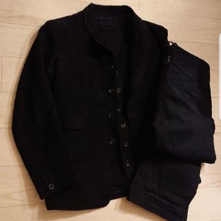 エンジニアードガーメンツ(Engineered Garments)の最終値下げ　オールドジョーのブラックリネンスリーピース(セットアップ)